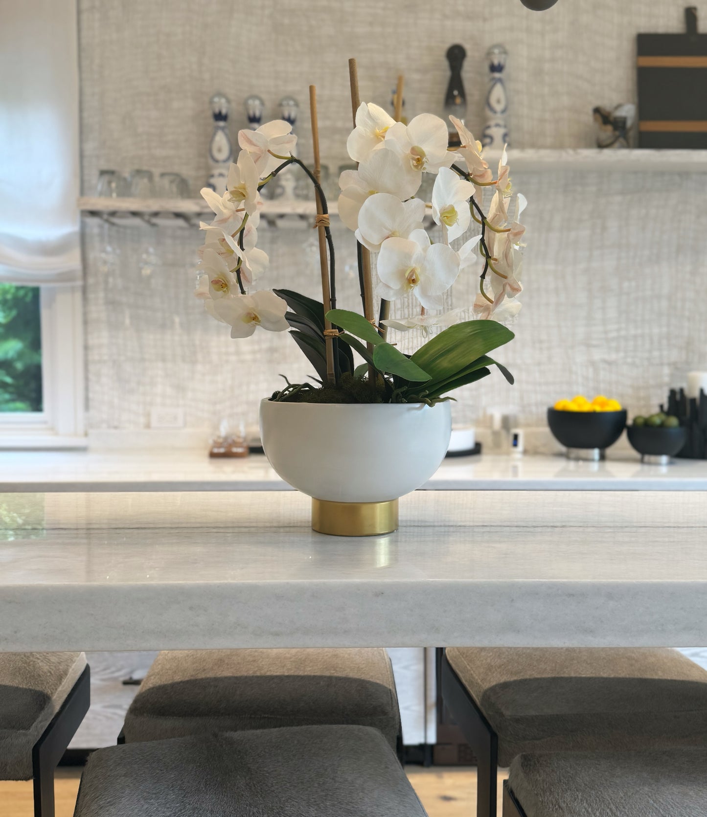 Gilded 5 Stem Orchid